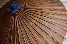 画像をギャラリービューアに読み込む, 蛇の目傘【軒奴 柿渋(黒柿)×白胡粉】(グレー)