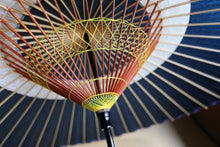 画像をギャラリービューアに読み込む, 蛇の目傘【中張 群青×胡粉】