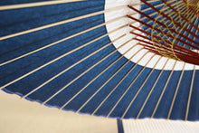 画像をギャラリービューアに読み込む, 蛇の目傘【中張 群青×胡粉】