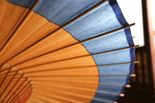 画像をギャラリービューアに読み込む, 蛇の目傘【軒奴 柿渋×空色】