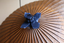 画像をギャラリービューアに読み込む, 蛇の目傘【柿渋染(黒柿)】(ブルー)