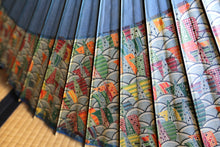 画像をギャラリービューアに読み込む, 蛇の目傘【月奴 水色×ヨット】 - 和傘CASA