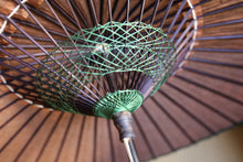 画像をギャラリービューアに読み込む, 日傘【二重張 薄墨×柿渋鉄】(軒緑)