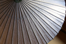 画像をギャラリービューアに読み込む, 日傘【二重張 薄墨×柿渋鉄】(軒緑)