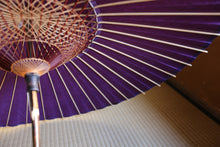 画像をギャラリービューアに読み込む, 日傘【二重張 七夕雲竜紙×紫】