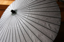 画像をギャラリービューアに読み込む, 日傘【二重張 薄墨×柿渋鉄】(軒緑)
