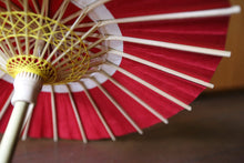 画像をギャラリービューアに読み込む, まめ和傘【中張 赤×七夕】