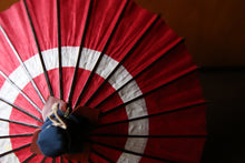 画像をギャラリービューアに読み込む, まめ和傘【中張 赤×七夕】