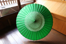 画像をギャラリービューアに読み込む, 日傘【花奴 七宝×緑】