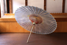 画像をギャラリービューアに読み込む, 蛇の目傘【かすみ染め(ブルー系)】 (女竹)