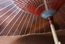 画像をギャラリービューアに読み込む, 蛇の目傘【かすみ染め(ダークパープル系)】 (女竹)