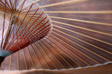 画像をギャラリービューアに読み込む, 蛇の目傘【かすみ染め(ダークパープル系)】 (女竹)