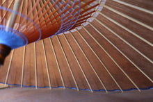 画像をギャラリービューアに読み込む, 蛇の目傘【柿渋染(黒柿)】(ブルー)(女竹)