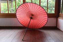 画像をギャラリービューアに読み込む, 日傘【桃色】(木柄カシュ―漆)