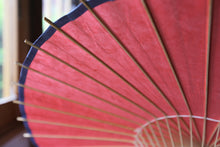 画像をギャラリービューアに読み込む, 日傘【桃色】(木柄カシュ―漆)