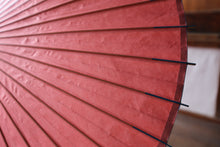 画像をギャラリービューアに読み込む, 日傘【桃色】(木柄カシュ―漆)