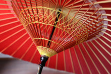 画像をギャラリービューアに読み込む, 蛇の目傘【赤】