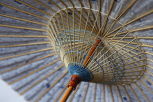 画像をギャラリービューアに読み込む, 日傘【二重張 紺×大穴落水】 - 和傘CASA