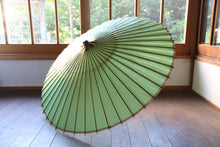 画像をギャラリービューアに読み込む, 蛇の目傘【黄緑】