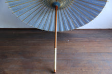 画像をギャラリービューアに読み込む, 日傘【二重張 紺×水玉(水色)】