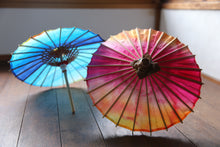 画像をギャラリービューアに読み込む, まめ和傘【夕やけC】