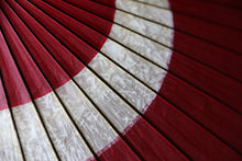 画像をギャラリービューアに読み込む, 蛇の目傘【中張 赤×白胡粉】