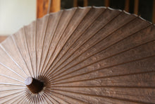 画像をギャラリービューアに読み込む, 日傘【二重張 柿渋染手漉き美濃和紙(黒柿)×透かし和紙水玉(大)】