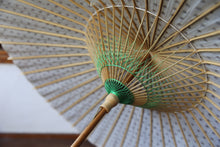 画像をギャラリービューアに読み込む, 日傘【二重張 柿渋染手漉き美濃和紙(黒柿)×透かし和紙水玉(大)】