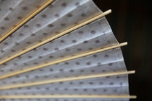 画像をギャラリービューアに読み込む, 日傘【二重張 柿渋染手漉き美濃和紙(黒柿)×透かし和紙水玉(大)】