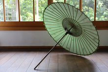 画像をギャラリービューアに読み込む, 日傘【二重張 緑×藍の葉】