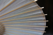 Load image into Gallery viewer, 日傘【二重張 かすみ染め オレンジグリーン×白】(女竹) - 和傘CASA