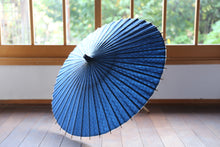 画像をギャラリービューアに読み込む, 日傘【二重張 青×市松模様】