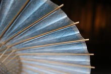 画像をギャラリービューアに読み込む, 日傘【二重張 白×もみ紙 水色】