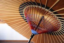 画像をギャラリービューアに読み込む, 蛇の目傘【中張 柿渋染×藍】