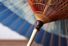 画像をギャラリービューアに読み込む, 蛇の目傘【石徹白藍染2024 助六 雪片】