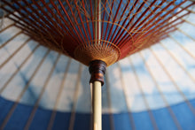 画像をギャラリービューアに読み込む, 蛇の目傘【石徹白藍染2024 助六 雪片】