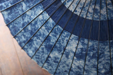 画像をギャラリービューアに読み込む, 蛇の目傘【ギャラクシー(中張藍染)】