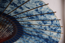 画像をギャラリービューアに読み込む, 蛇の目傘【ギャラクシー(中張藍染)】