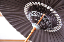 画像をギャラリービューアに読み込む, 日傘【黒(黒骨)】 - 和傘CASA