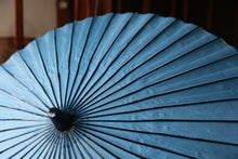 画像をギャラリービューアに読み込む, 日傘【水色(軒折染/黒骨)】
