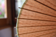 画像をギャラリービューアに読み込む, 日傘【二重張 透かし文様「麻の葉」×柿渋】(グリーン)