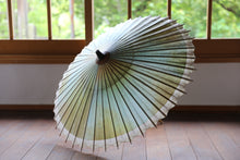 画像をギャラリービューアに読み込む, 日傘【網代軒奴 かすみ染め ライトブルー系×白】(女竹) - 和傘CASA