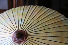 画像をギャラリービューアに読み込む, 日傘【二重張 かすみ染め 菜の花×白】(女竹)