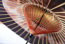 画像をギャラリービューアに読み込む, 蛇の目傘【助六 紫黒×かすみ染め(ベリー)】 - 和傘CASA