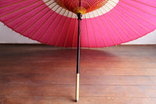 画像をギャラリービューアに読み込む, 蛇の目傘【中張 ピンク×白】
