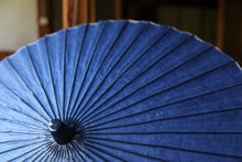 画像をギャラリービューアに読み込む, 日傘【二重張 紺×ムラ染×白】