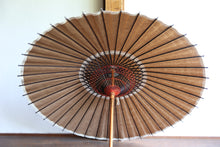 画像をギャラリービューアに読み込む, 日傘【柿渋染(黒骨)】 (オレンジ) - 和傘CASA