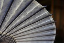 画像をギャラリービューアに読み込む, 日傘【二重張 紺×透かし文様「花菱」(黒骨)】