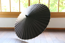 画像をギャラリービューアに読み込む, 日傘【黒(黒骨)】(イエロー)