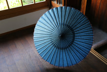 画像をギャラリービューアに読み込む, 日傘【水色(軒ピンク/黒骨)】